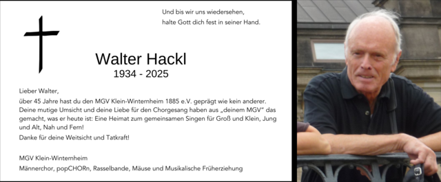 Traueranzeige mit Bild